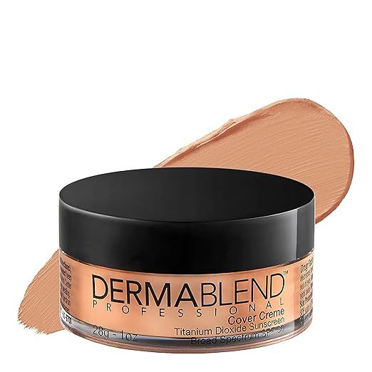 Dermablend Cover Crème Full Coverage Foundation Makeup, Hydrating Cream Concealer for Dark Circl... | Amazon (US)