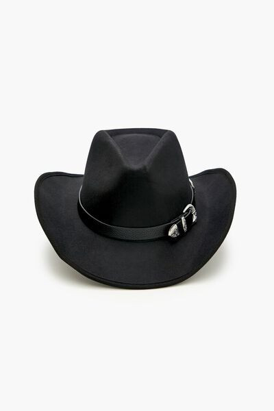 Dual Buckled-Trim Cowboy Hat | Forever 21