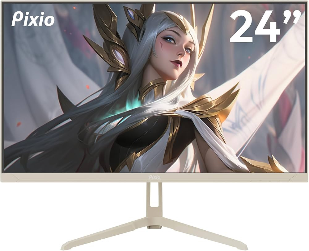 Pixio PX248 Wave Beige 24 inch 200Hz Refresh Rate FHD 1080p Resolution Fast IPS Panel 1ms GTG Res... | Amazon (US)