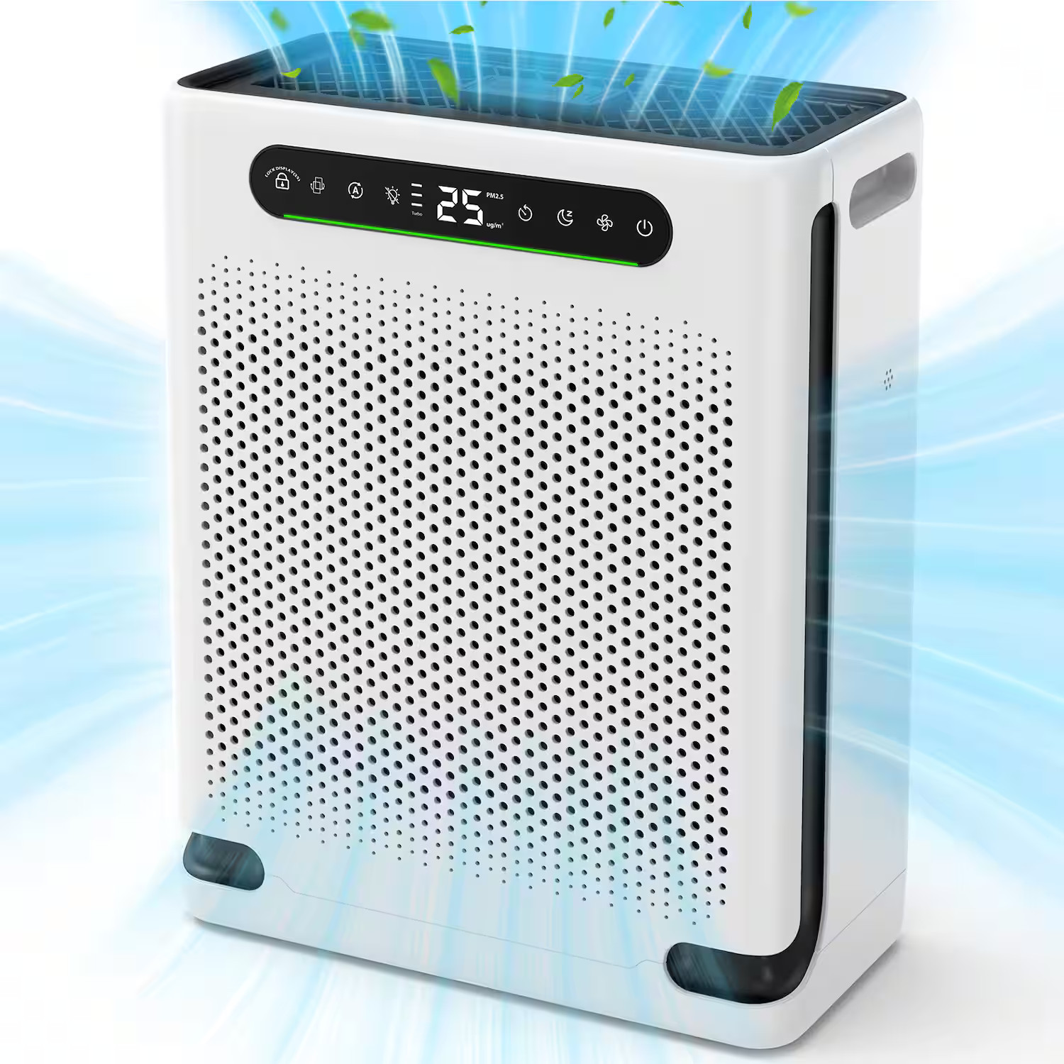 Xenonlab - HEPA Air Purifiers for Home Large Room Covers 2600 Ft², Air Cleaner for Pet Hair Odors Smoke Dust - White | Best Buy U.S.