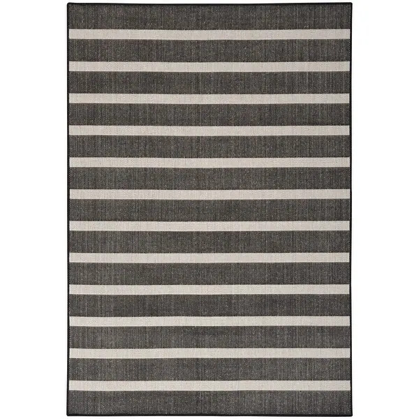 Nourison Positano Indoor/Outdoor Striped Area Rug - Bed Bath & Beyond - 38210297 | Bed Bath & Beyond