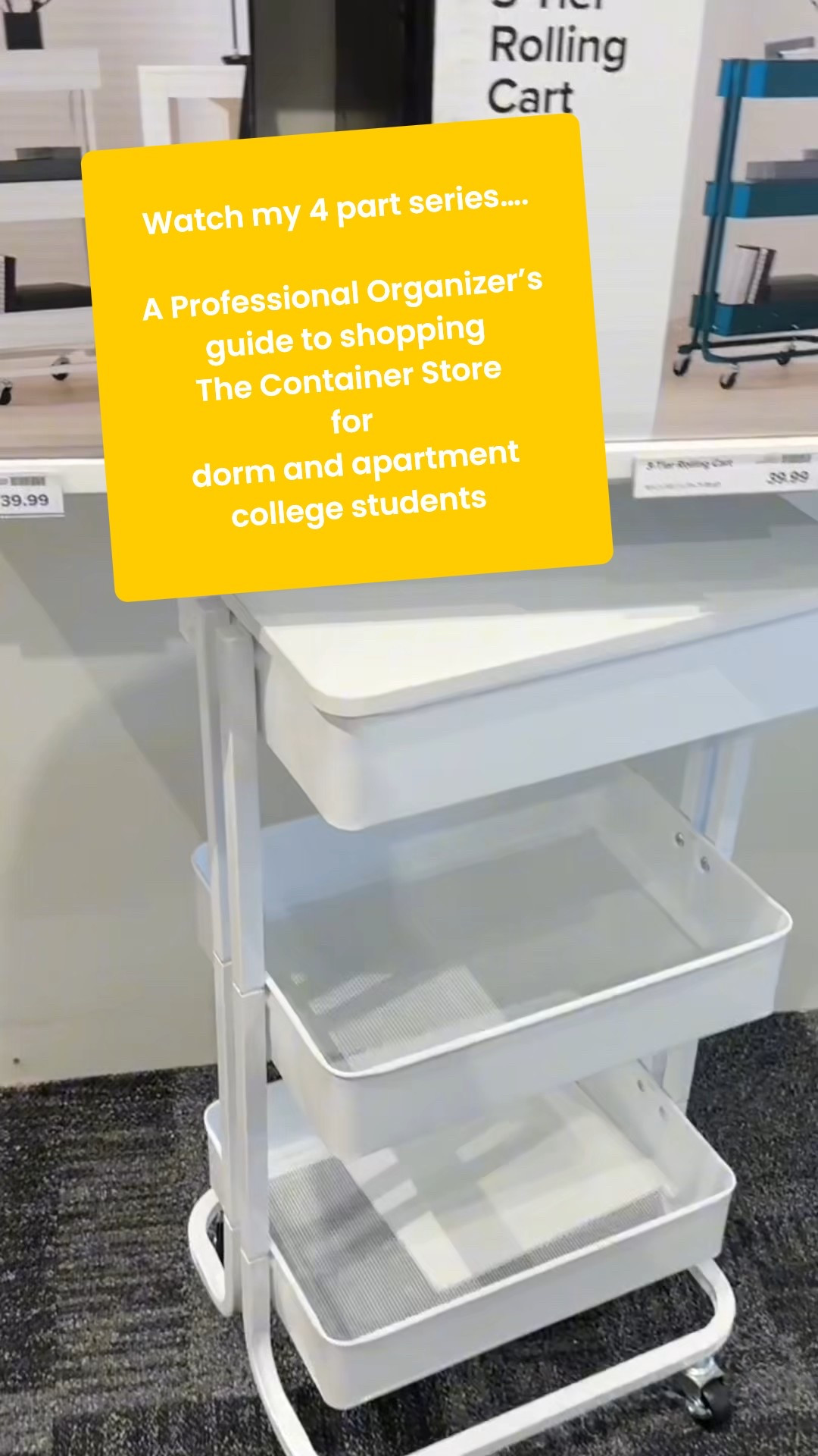 A special 4 part series:  The Container Store shopping for dorms and college apartments with a professional organizer.  #gratefullyandbeautifully #dorm #shopping #apartment #college #thecontainerstore #professionalorganizer #systemsbysusie #containerstore #storage 

#LTKStyleTip #LTKHome