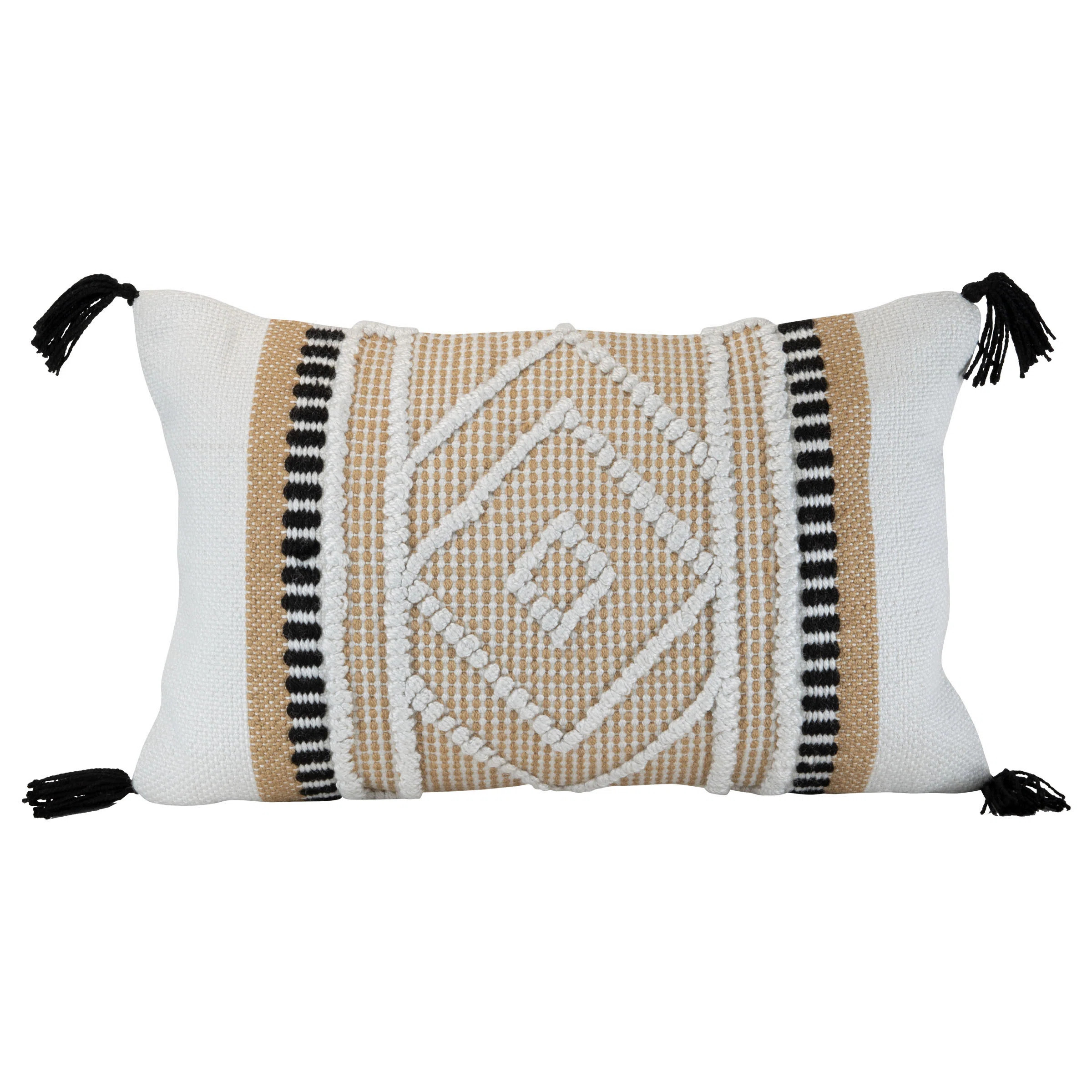 Hand Woven Decorative Outdoor Rectangular Pillow Cover & Insert | Wayfair North America