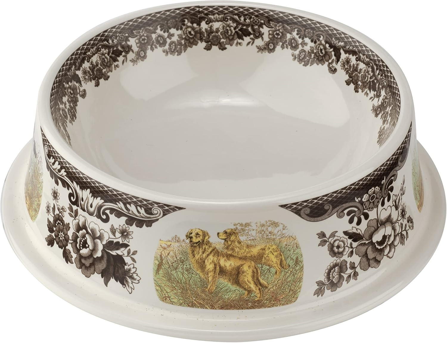 Spode Woodland Ceramic Dog Bowl | 8.5 Inch Dog Food and Water Bowl | Assorted Hunting Dogs Design... | Amazon (US)