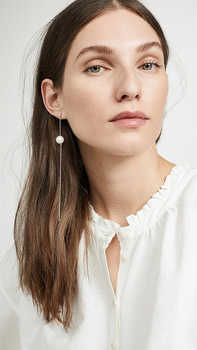Buoy Single Earring with Freshwater Cultured Pearl | Shopbop