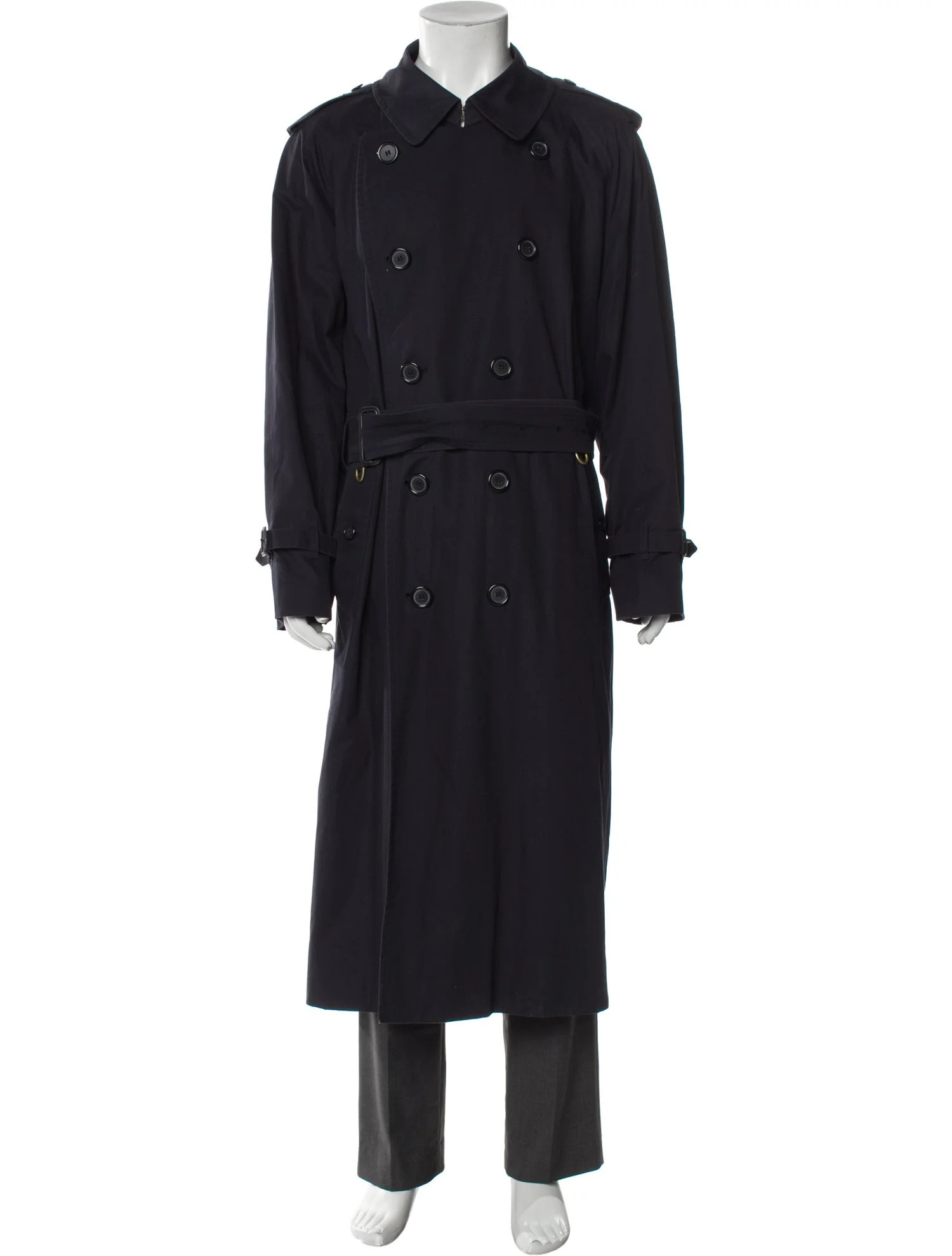 Vintage Nova Check Pattern Trench Coat | The RealReal