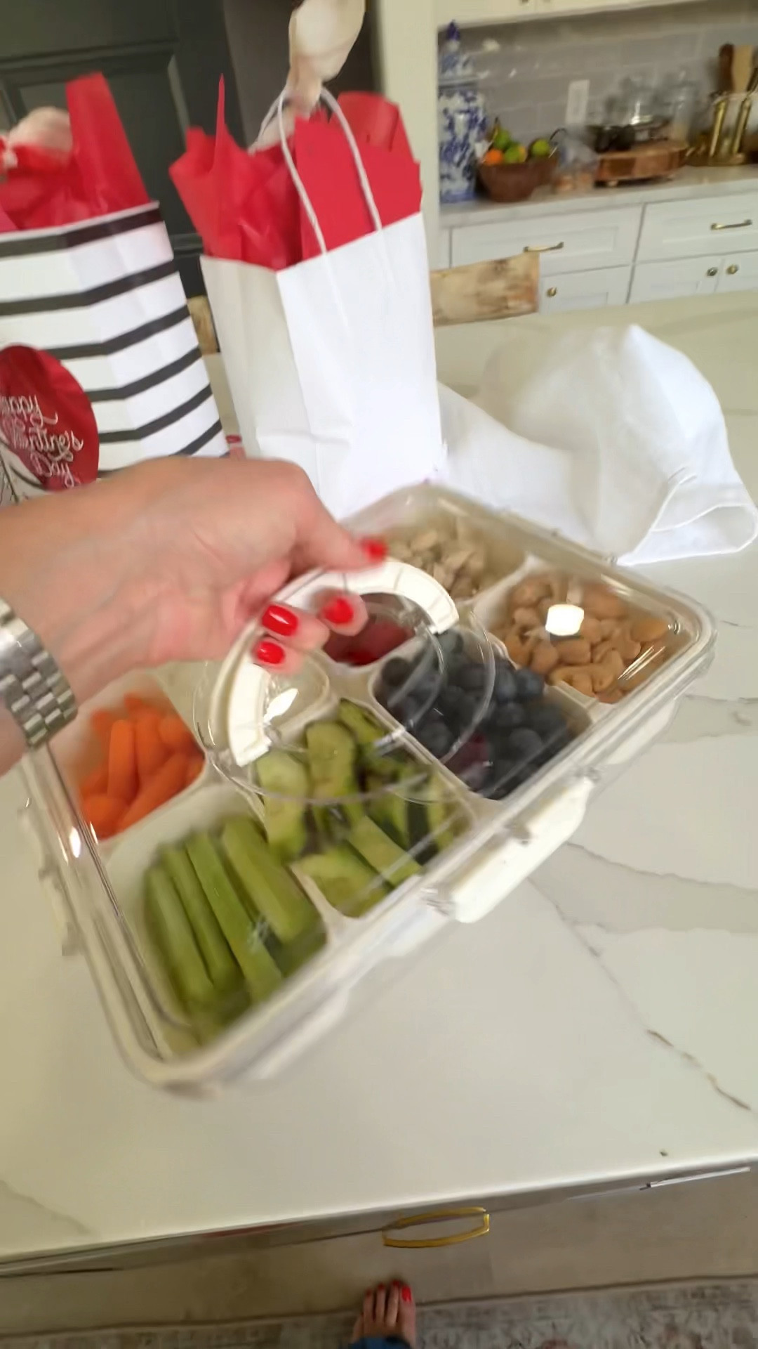 The Best Snack Box Carrier. I use this all year long. Best uses...take to Galentine's Party fill with chocolates. Brunch Party fill with fruit for a champagne mimosa bar. Kids sports game. Pool Day. The possibilities are endless. Makes a great gift. Under $16

#LTKGiftGuide #LTKMostLoved #LTKHome