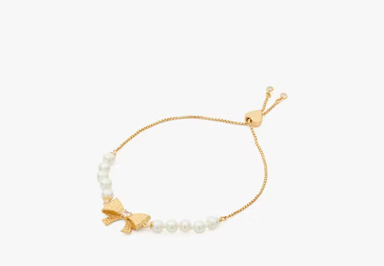 Wrapped In A Bow Slider Bracelet | Kate Spade Outlet