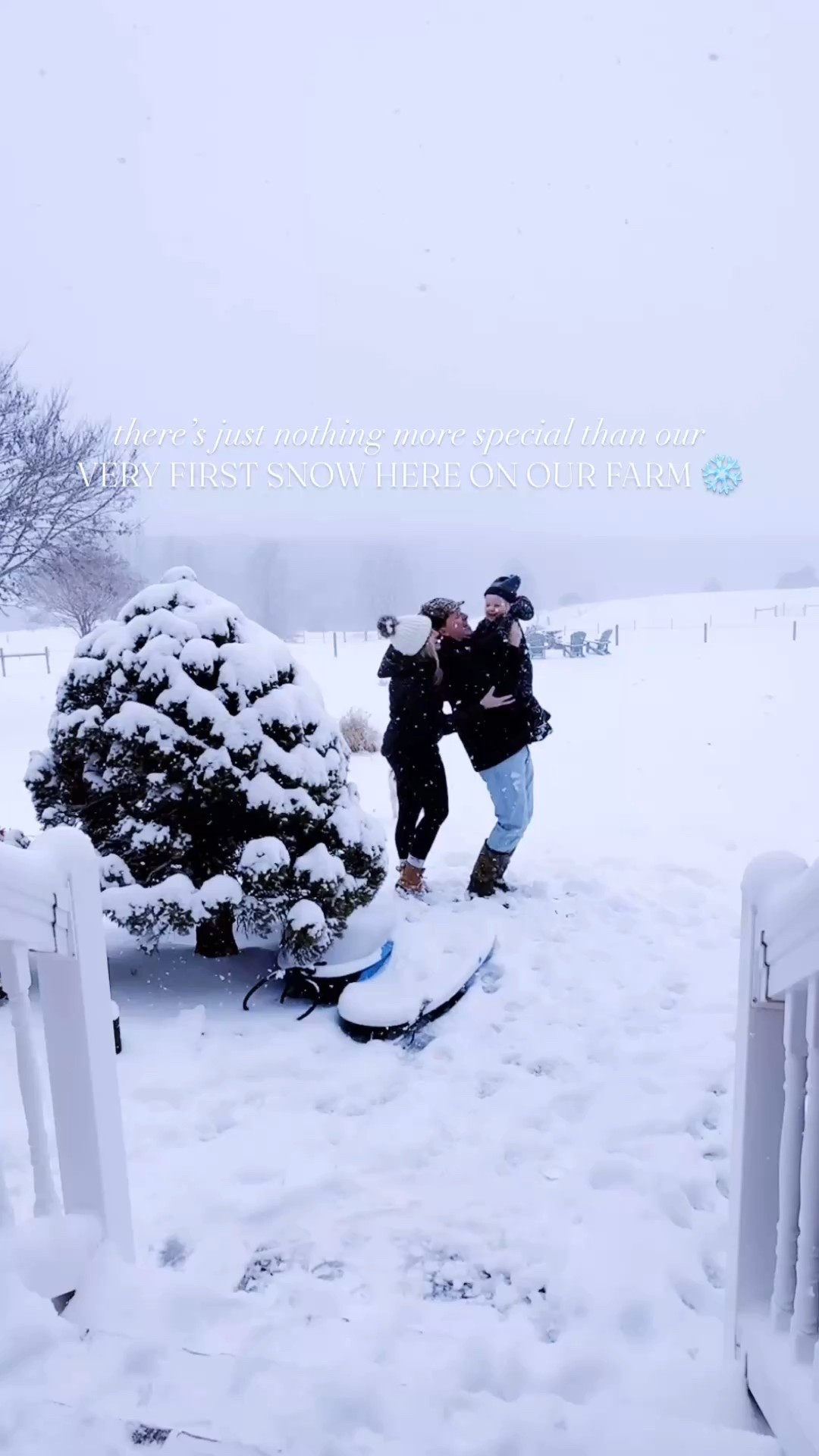 Welcoming in February 💘 with the dreamiest blanket of white 🤍 snow ❄️ covering the farm ❤️ this morning ☕️ - what a dream!! 💭🏡🌨️🪟🧺☃️🌄 #firstsnowonthefarm #snowdaymagic 

And celebrating 🎉 O N E  W H O L E  M O N T H living here on the farm 🚜🌲🪵 (in our forever home 🤭🏠 !!!) with the greatest snow ❄️ of a lifetime 🫶🏽 - you can’t tell me God isn’t in the details, y’all!! 🥰🤍 What a pure precious gift 🎁 from God this farm sweet farm and sweet life and family of ours is, @wesmabry !! 🤱🫶🏽👶🏼 Thank you, Jesus- our hearts are truly overflowing!!!! 🥹🌨️ #farmsnow #welcomefebruary #onemonthonthefarm 

Started this morning with all the Valentine’s touches 💖 and homemade waffles 🧇 to welcome in one of our very favorite months of the year on this cozy snowy ❄️ day!! 🥰🧣💝💘 Then it was sledding and playing all day long out in our pastures, fields, barn, and by the pond!!! 🛷☃️🪵🧣🌨️🦆

🎶 “Do you wanna build a snowman…?” 🎶☃️❄️🧣🥕🌨️ As the sun was setting 🌄 over the snow 🤍 and baby brother 👶🏼 was still napping 💤 (worn outttt from all our fun 🤩 today 🤭), we made a snowman ☃️ in the backyard with Judson!! 🥰 So special getting that one-on-one time with our firstborn and carrying on this sweet snow 🌨️ day tradition!! ⛄️ And so stinking adorable how proud J was of his snowman “just his size!” 🤗😍

And made the yummiest (!!) homemade sourdough pizza 🍕 for dinner 🍽️ and y’all… the crust was p e r f e c t !!! 🤩 We got it now, @wesmabry !! 😍 And ended the evening watching this beautiful full moon (or “snow moon”) over the farm - just stunning!! 🌕

Happy happy snow day, y’all!! ❄️🌨️☃️

#LTKSeasonal #LTKKids #LTKmomlife