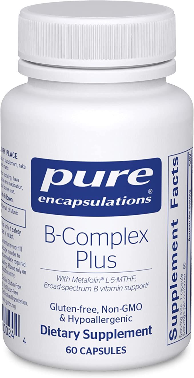 Pure Encapsulations B-Complex Plus | B Vitamins Supplement to Support Red Blood Cell Growth, Neur... | Amazon (US)