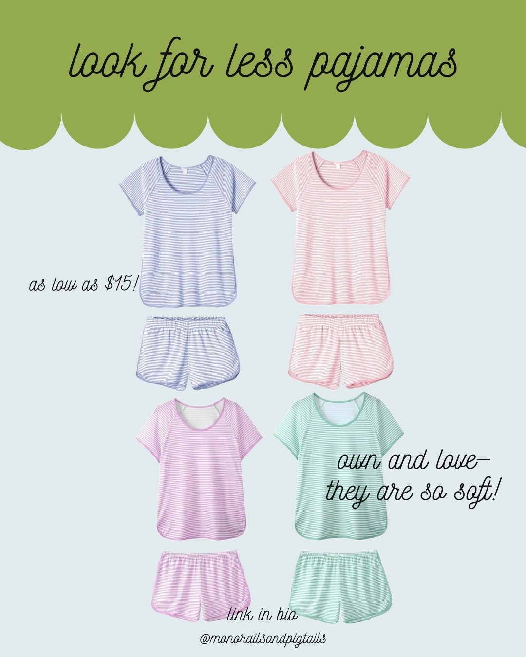 if you love the look of the lake pajamas but not the price tag these Amazon options are SO good! I own and love— right now they are as low as $14.99 in some sizes/colors. Makes a great gift too!! 




#LTKSaleAlert #LTKselfcare #LTKStyleTip