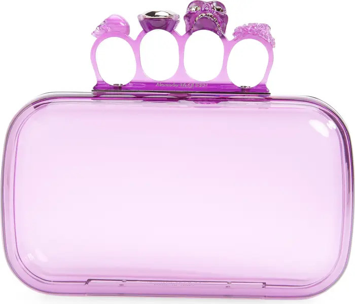 Alexander McQueen Four-Ring Clear Box Clutch | Nordstrom | Nordstrom