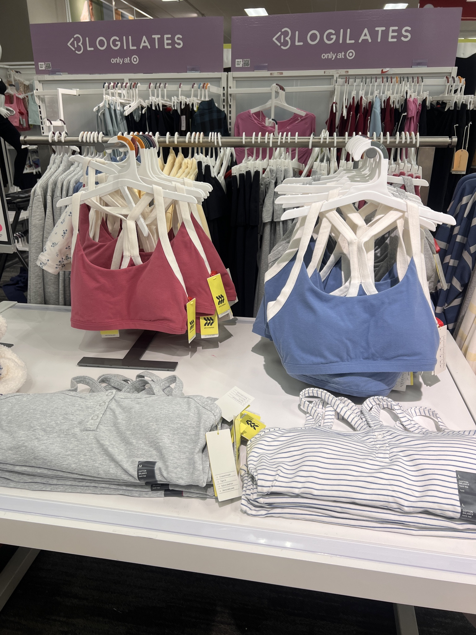 Last call for 30% off the cutest athletic pieces! Love these contrast trim sports bras and built in bra tanks in several colors. 

#LTKSaleAlert #LTKActive