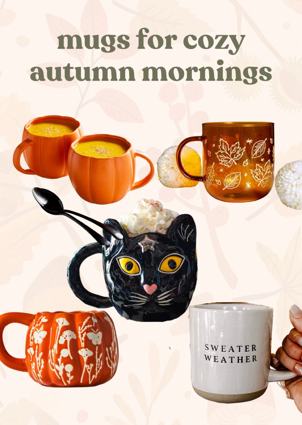 Cozy fall mugs for autumn mornings 

#LTKSeasonal #LTKhome