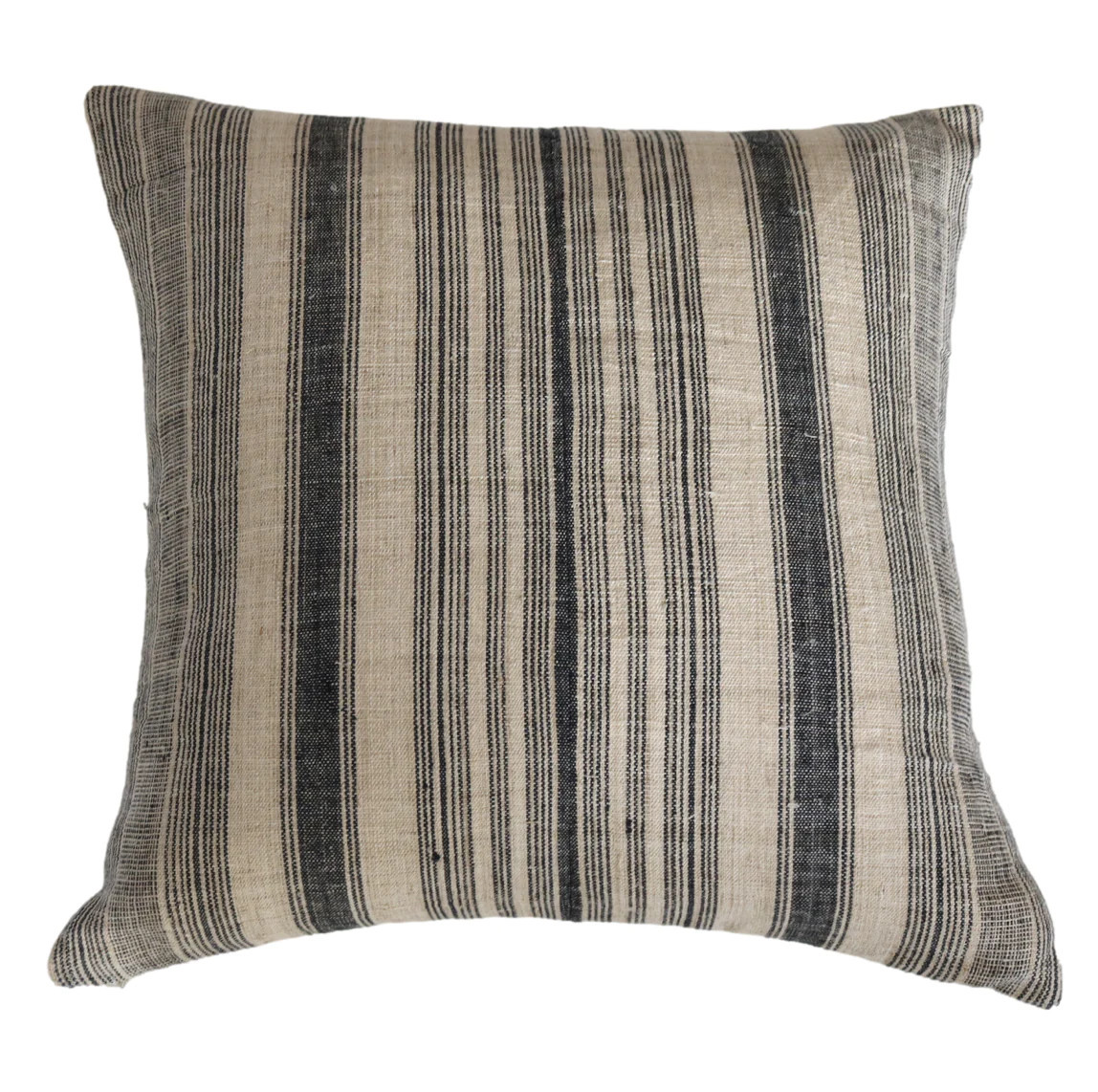 Marin Navy Stripe Pillow Cover | Danielle Oakey Interiors INC