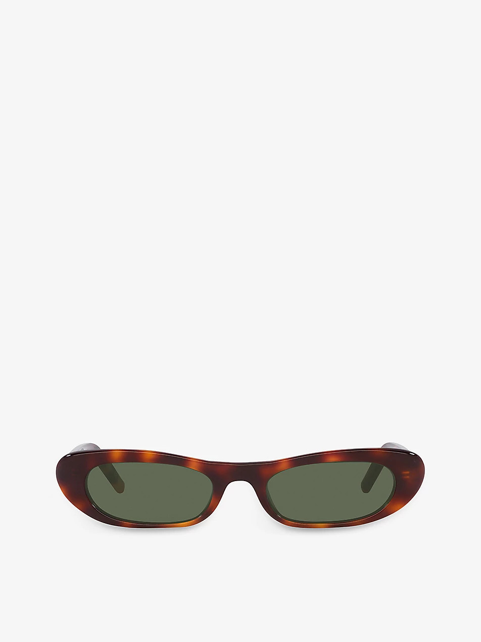 SL557 rectangular-frame acetate sunglasses | Selfridges