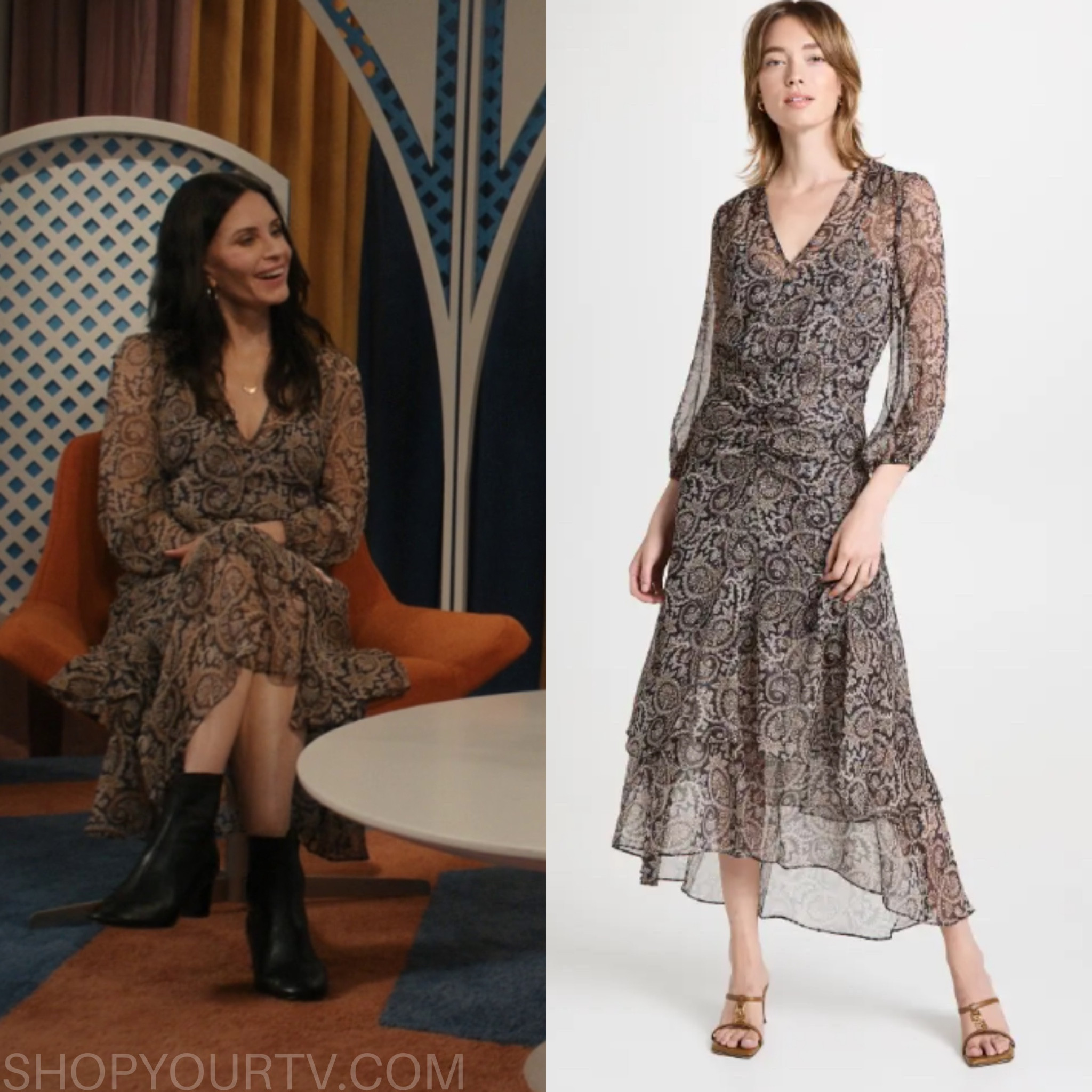 Pat Phelps (Courteney Cox) wearing Veronica Beard ($126) in 2x03 of Shining Vale 