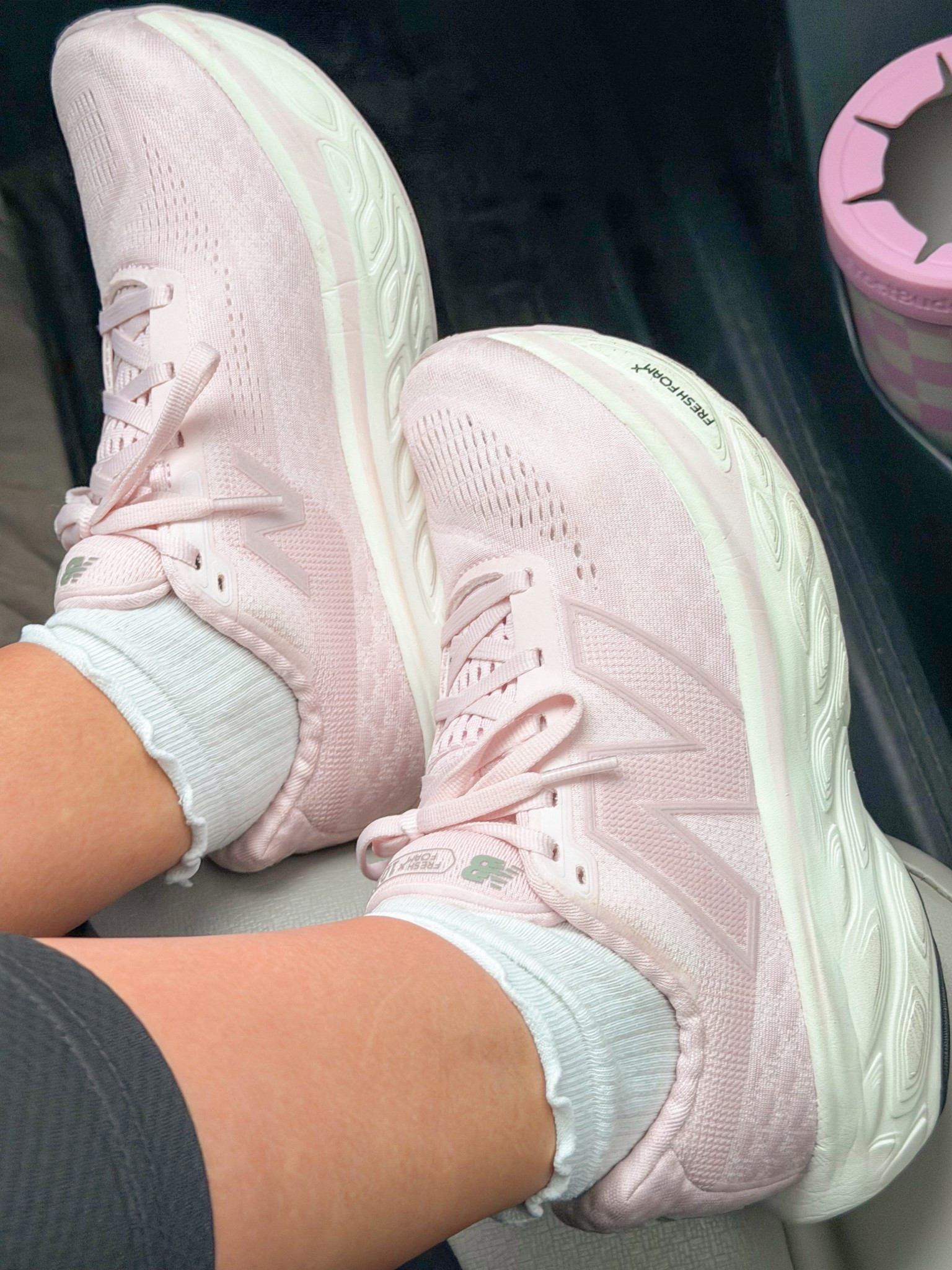 BABY PINK NEW BALANCE SHOES! Perfect for running or walking at the gym!! Also just my favorite everyday tennies! 

#LTKootd #LTKfitnessgoals #LTKgrwm