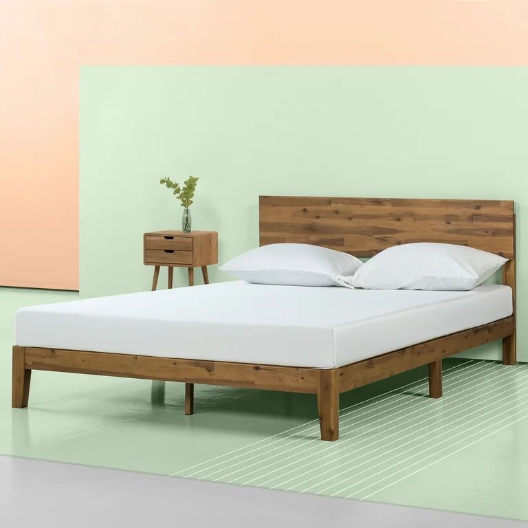 Zinus Julia 34" Wood Platform Bed Frame, Twin | Walmart (US)
