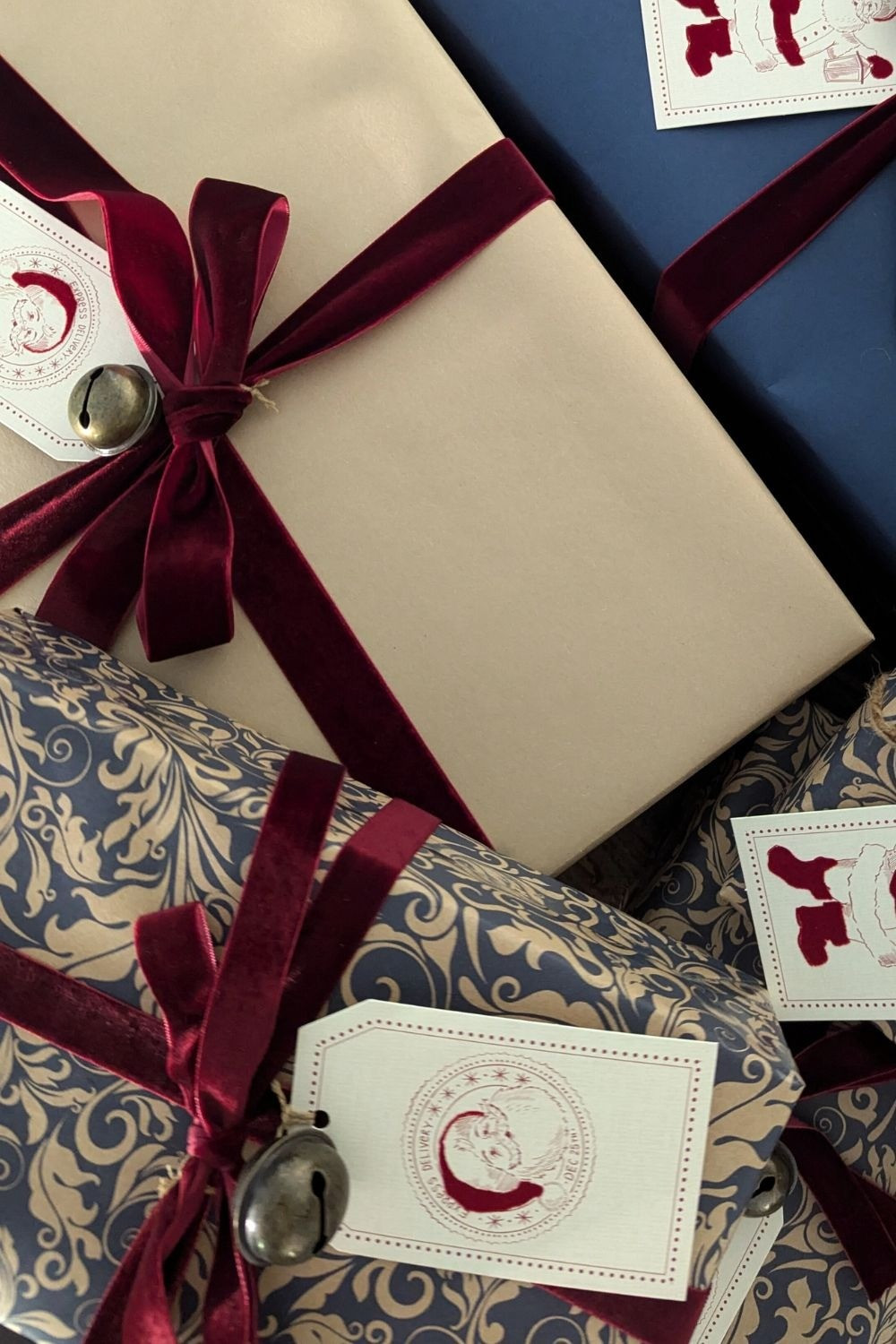 Last year's gift wrapping aesthetic. Blue and red Christmas wrapping. Ralph Lauren Christmas vibes. #Christmas #LTKfind

#LTKHoliday #LTKSeasonal #LTKHome