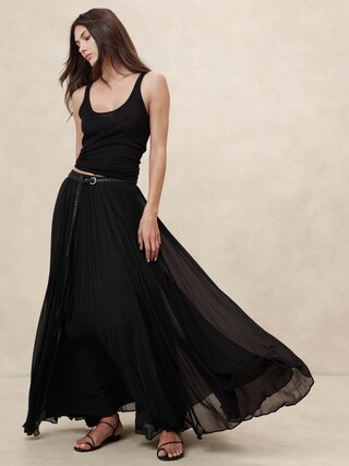 Malia Pleated Skirt | Banana Republic (CA)
