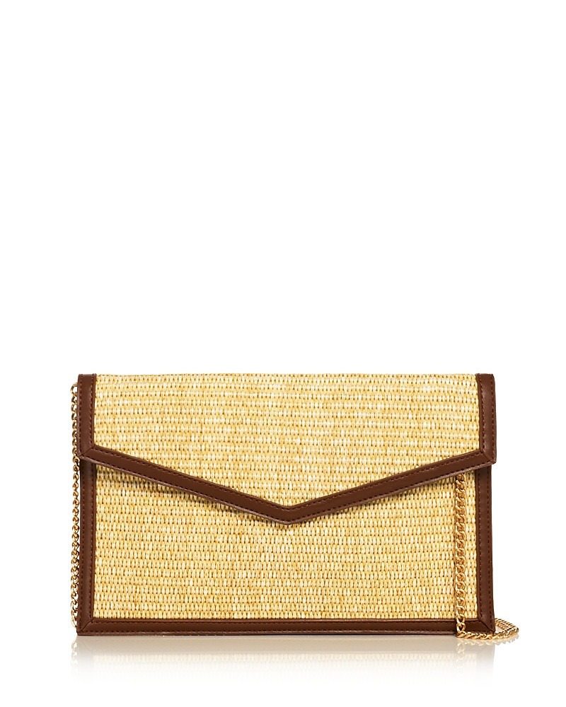 Aqua Raffia Envelope Bag - Exclusive | Bloomingdale's (US)