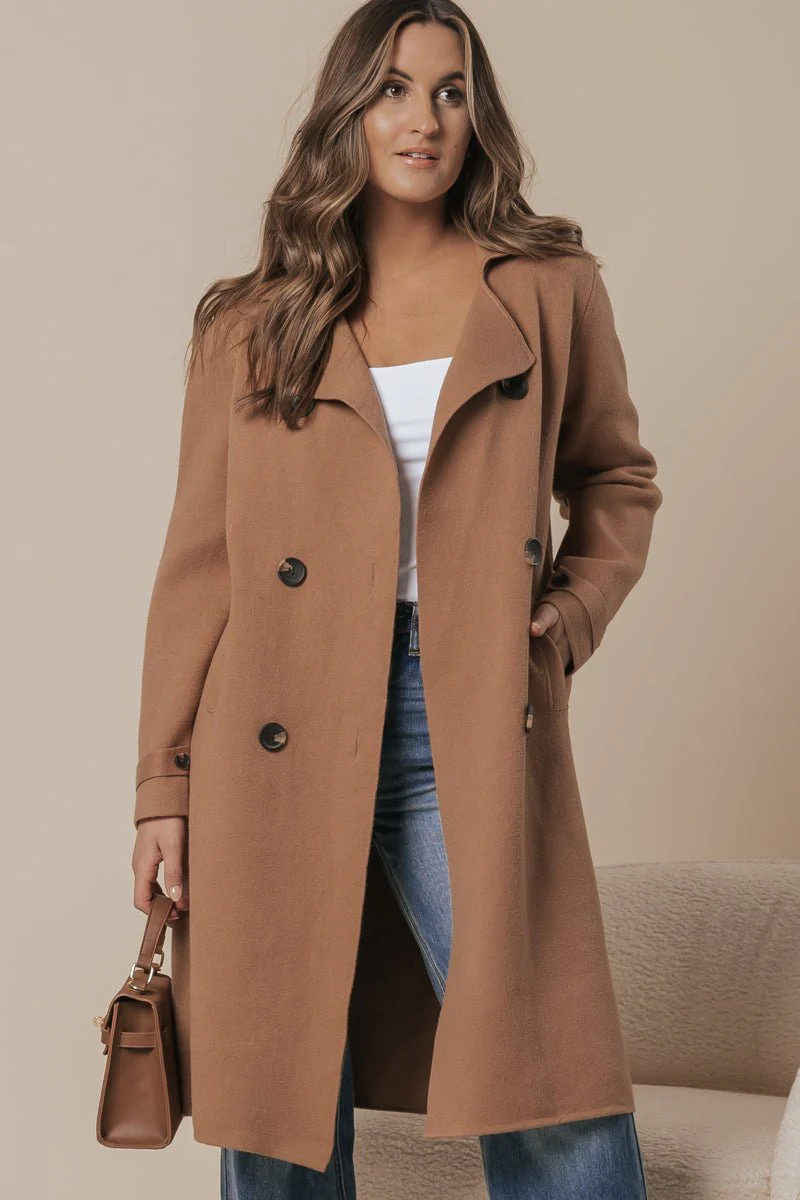 Muse by Magnolia Double Breasted Trench Coat | Magnolia Boutique | Magnolia Boutique
