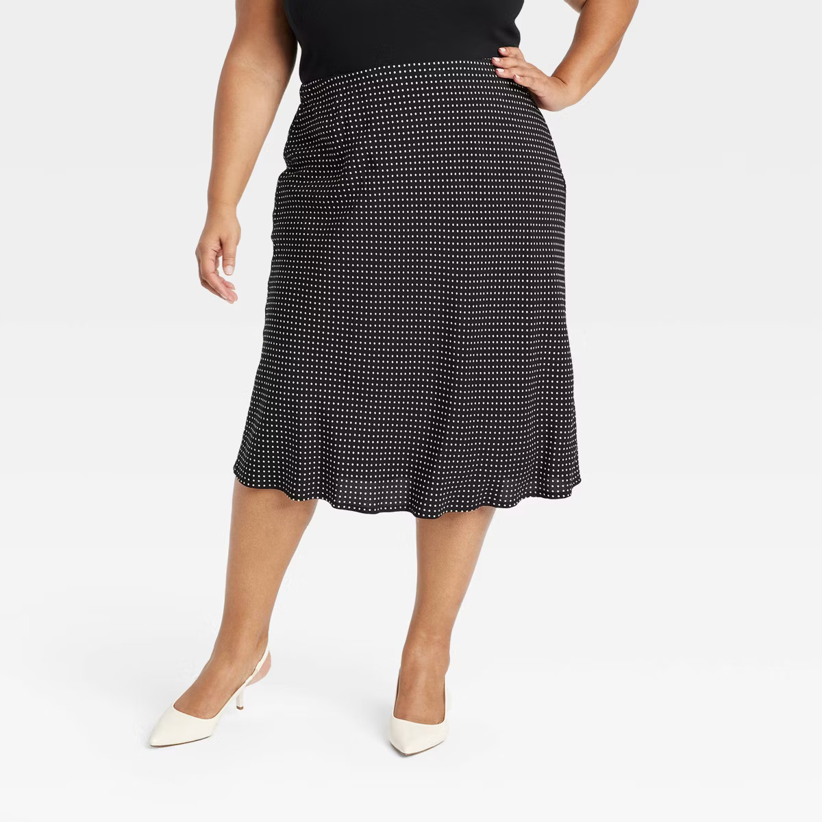 Women's Midi Side Slit A-Line Skirt - Ava & Viv™ | Target
