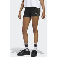 Adidas Originals Women'S Leopard Shorts - Black | Very (UK)