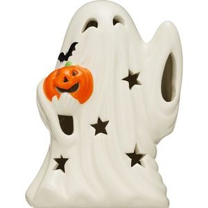 Light Up Ceramic Ghost with Pumpkin | CVS