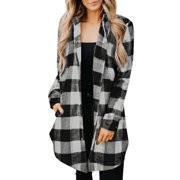 Plaid woman’s coat - Walmart.com | Walmart (US)