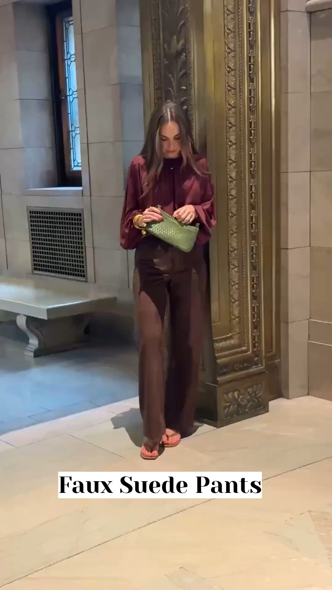 @Anthropologie pants that will become a fall staple in your wardrobe! I like sizing up to a 27 to get a more wide leg fit

#LTKgrwm