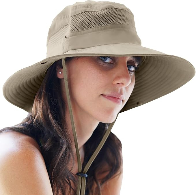 GearTOP UPF 50+ Beach Hat Women, Sun Hat Men, Safari Hats, Beach Hats for Women Packable | Amazon (US)