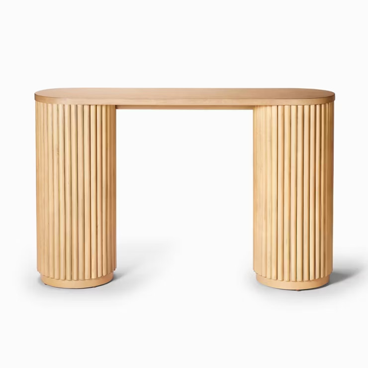 Dowel Console Table Natural - Threshold™ designed with Studio McGee | Target