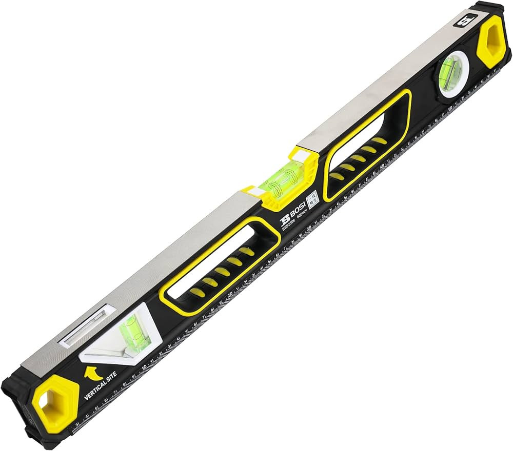 B BOSI TOOLS - Professional Box Sight Window Level - 24" - with 45° Vial and Ruler - For Levelin... | Amazon (US)