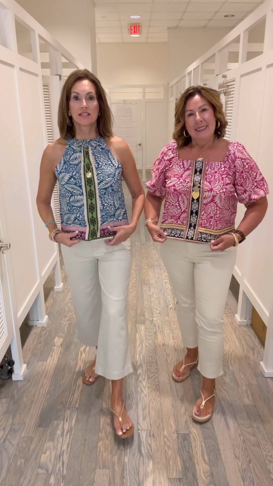 Summer style

Super cute tops 
Sizes - M & L

Wide leg pants - 8
Available in petite/regular/tall

Slim fit jeans - size 14

#LTKStyleTip #LTKSaleAlert #LTKVideo