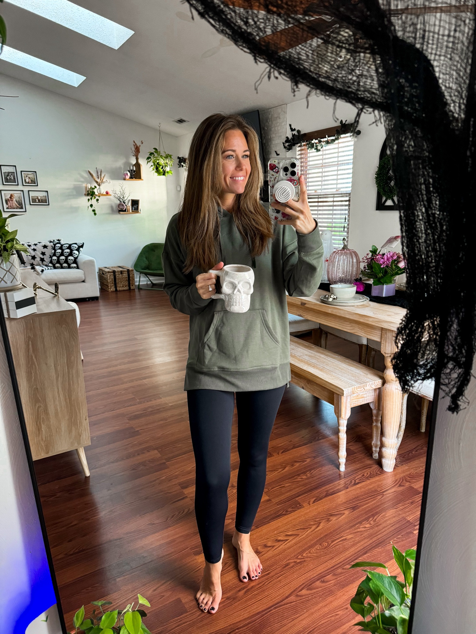 The perfect light fleece sweatshirt for fall. I’m 5’1. Wearing a Small for the length. Cozy and the perfect shade of green.

#LTKSeasonal #LTKActive