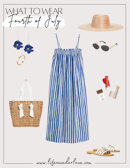 Such a cute Fourth of July look! Loving this midi dress from Madewell paired with this best selling hat! 

#redwhiteandblue #4thofjuly #summerdress #vacaylook

#LTKSaleAlert #LTKFindsUnder100 #LTKSwim