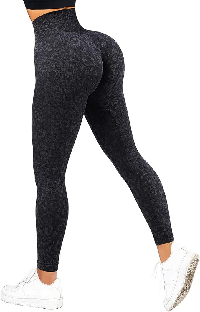 SUUKSESS Women Scrunch Butt Lifting Seamless Leggings Booty High Waisted Workout Yoga Pants | Amazon (US)
