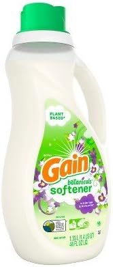 Gain Botanicals Plant Based Liquid Fabric Softener, White Tea & Lavender, 44 Fluid Ounce | Amazon (US)