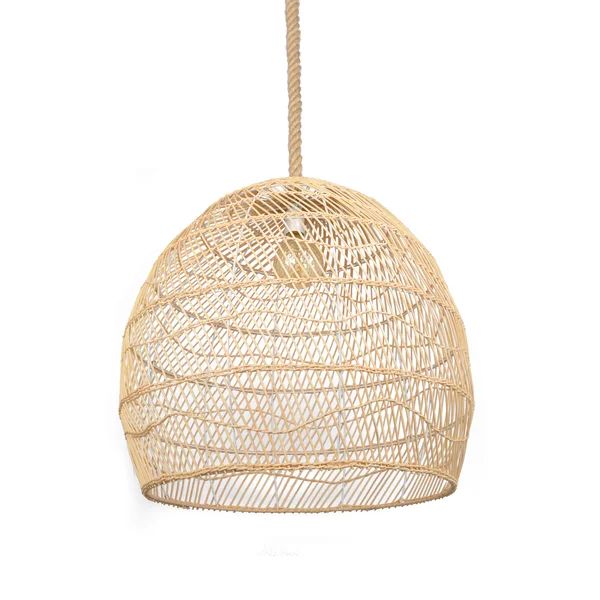 Enloe 1 - Light Single Dome Pendant with Rope Accents | Wayfair North America