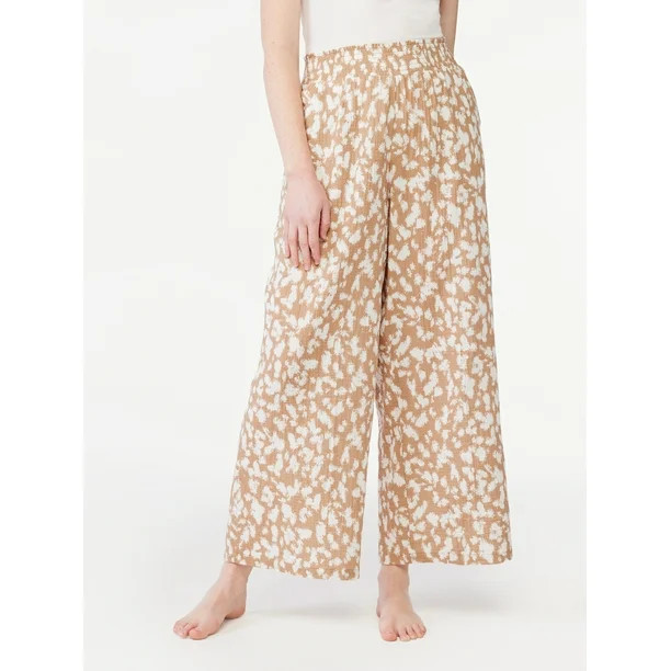 Joyspun Women's Gauze Sleep Pants, Sizes S to 3X | Walmart (US)