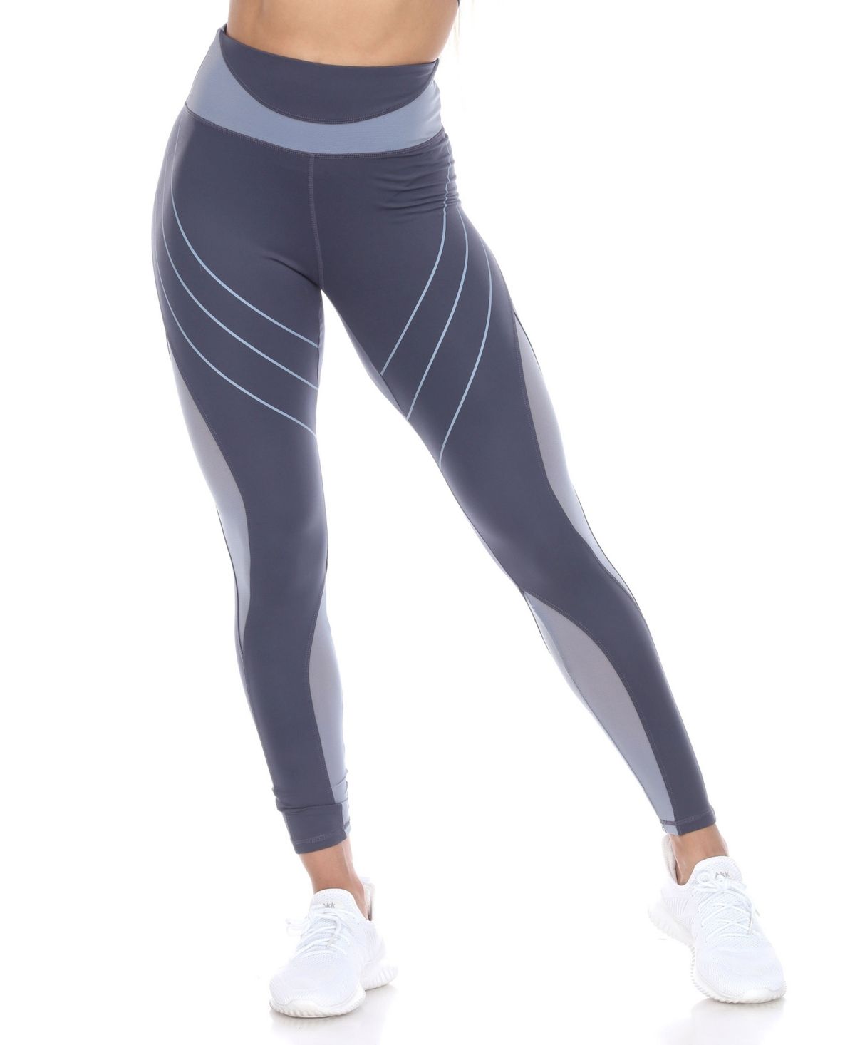 Women's High-Waist Reflective Piping Fitness Leggings | Macys (US)