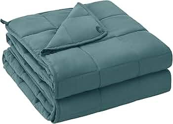yescool Weighted Blanket for Adults (20 lbs, 60” x 80”, Teal) Cooling Heavy Blanket for Sleep... | Amazon (US)