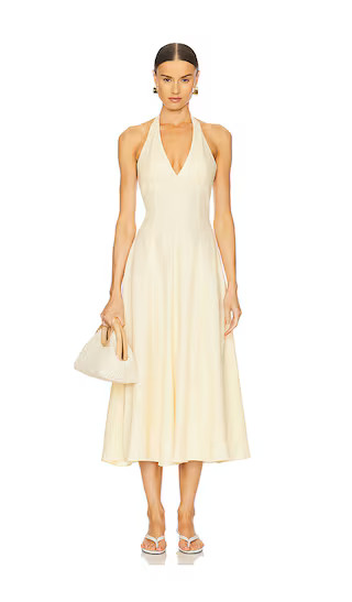 Marais Midi Dress in Butter | Revolve Clothing (Global)