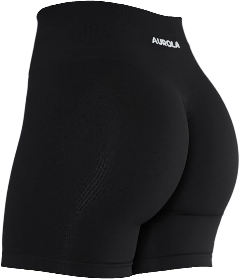 AUROLA 4.5 Intensify Workout Shorts for Women Seamless Scrunch Active Exercise Fitness Amplify Sh... | Amazon (US)