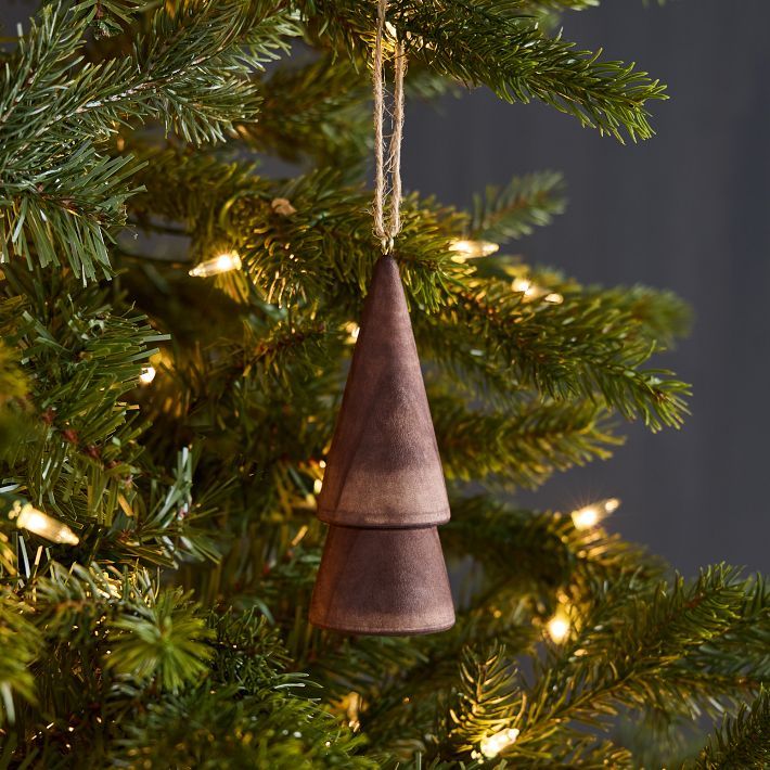 Wood Tree Ornaments | West Elm (US)