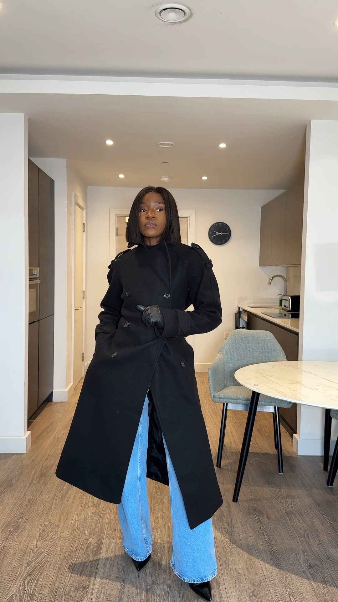 Winter Black Coat 

#LTKuk #LTKsale #LTKwinter