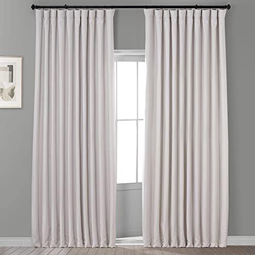 Amazon.com: HPD Half Price Drapes BOCH-LN-DW-P Extra Wide Linen Room Darkening Curtain (1 Panel) ... | Amazon (US)