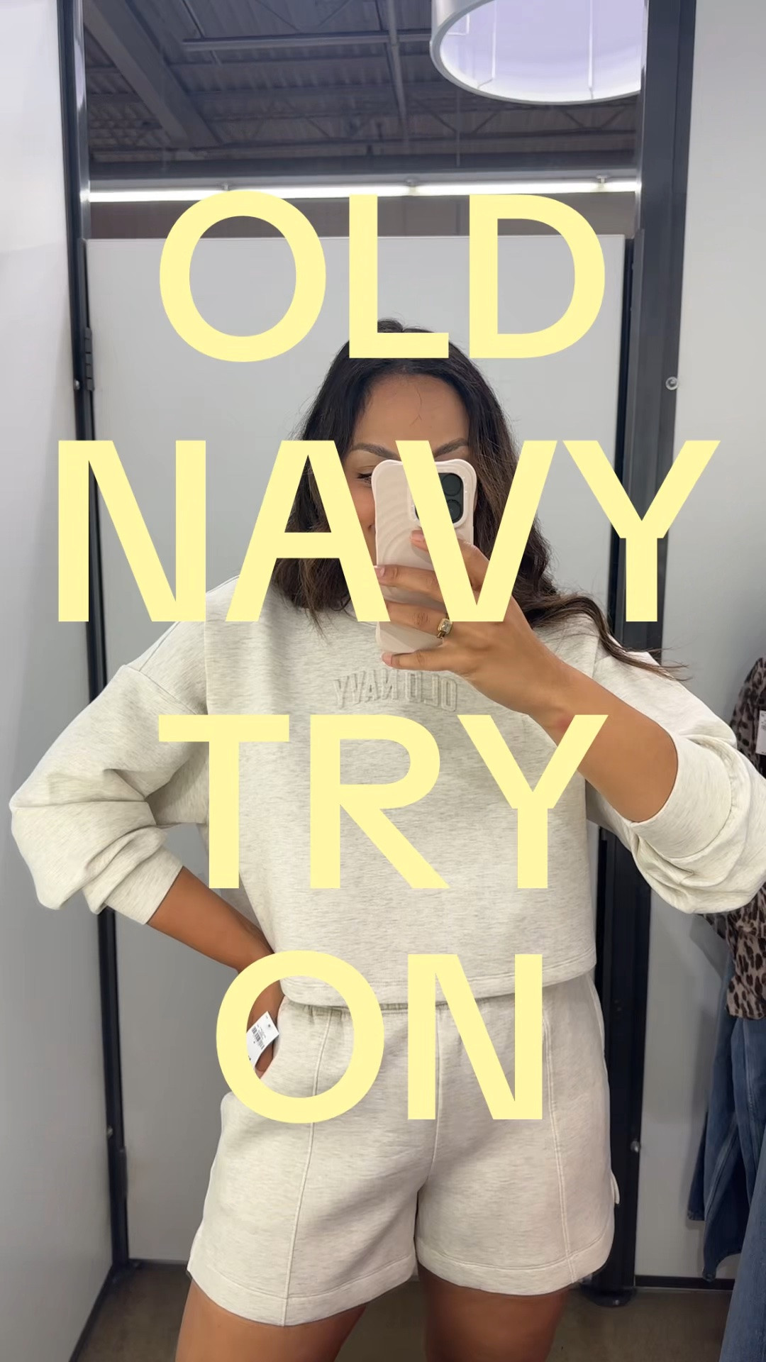 Old Navy Try on haul for summer!
1. White lace-trimmed T-shirt, I try to size large.
2. Brown silky track pants, I tried a size large.
3. Baggy long denim shorts, I tried on a size 10.
4. Red windbreaker, I tried a size medium.
5. Beige and grey shorts and sweater sets, I tried the shorts and the sweaters in a size medium.
6. Brown double layered workout top, I tried a size medium.
7. Brown and pink striped track shorts, I tried on a size large.
8. Ruffled animal print top, I tried a size medium.
9. Low rise baggy wide leg jeans, I tried on a size 10 tall.
10. Brown and black lace cami, I tried size medium. 
11. Tie-front wide leg jeans, I tried a size 10. 
12. Brown knits collared sweater, I tried a large. 
13. Light wash straight jeans, I tried a size 10.

#LTKcanada #LTKsummer #LTKstyletip